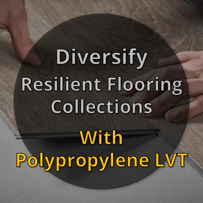 Diversify Resilient Flooring Collections with Polypropylene LVT with Hengdi floor China