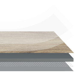 Luxury Vinyl Plank Structural Layers