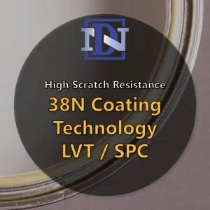 High Scratch Resistance 38N Coating Technology for LVT SPC