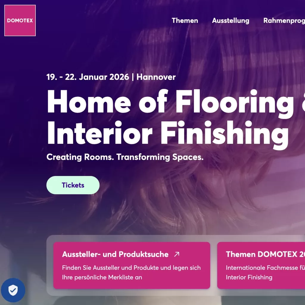 2026 Domotex Hannover in Germany Flooring Trade Fair