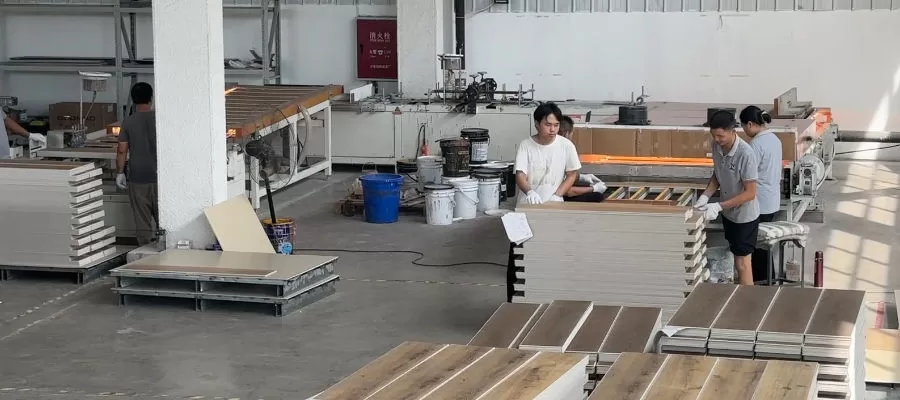 Hengdi Vinyl Flooring Factory in central China