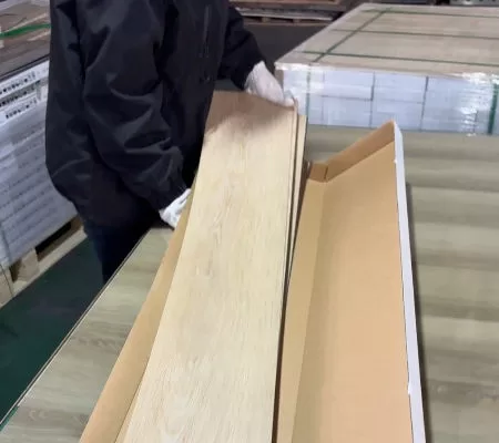 Product random inspection after LVT production completion