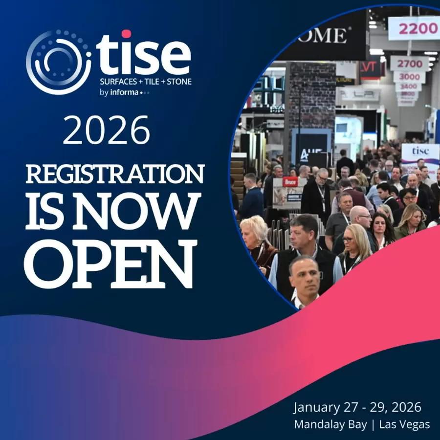 TISE the international surface event is the biggest flooring exhibition in United States