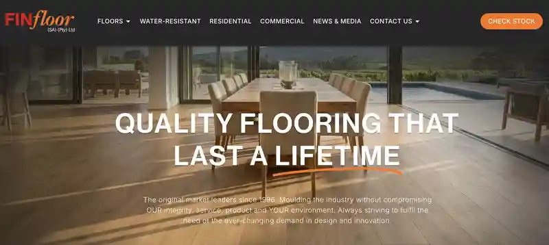 Finfloor a major LVT brand in South Africa