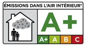 Certification A+ for flooring building materials
