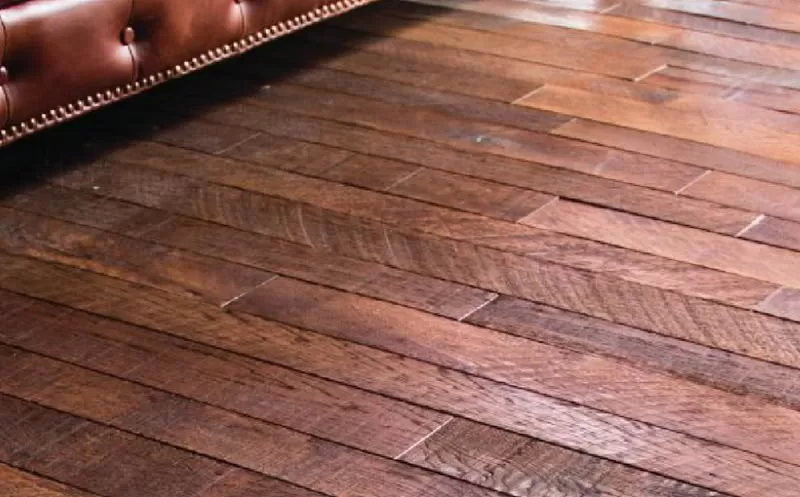 Hardwood flooring with finishing technology
