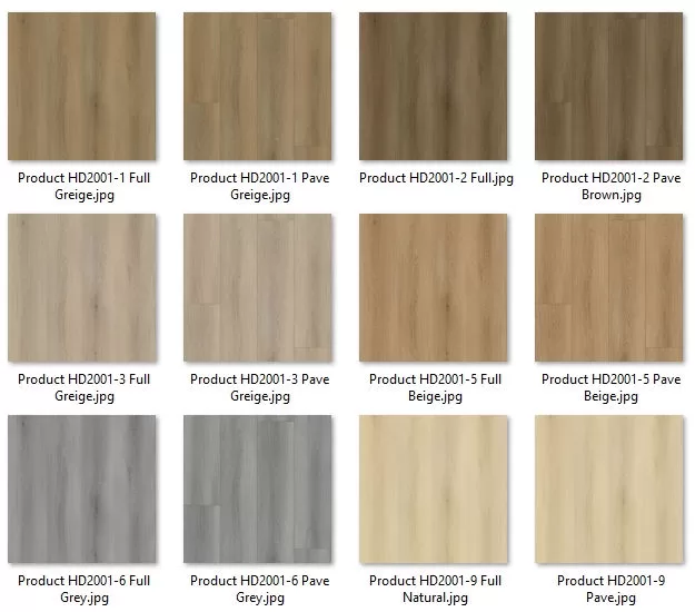 HD2001 New Pattern Design for luxury vinyl floorings and SPC floorings