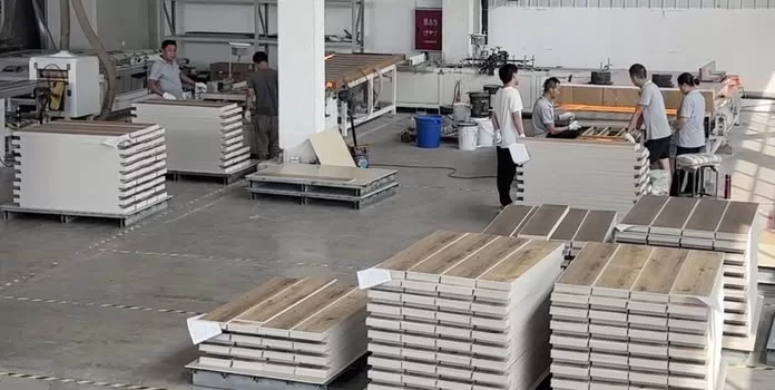 Hengdi Flooring production site in central china